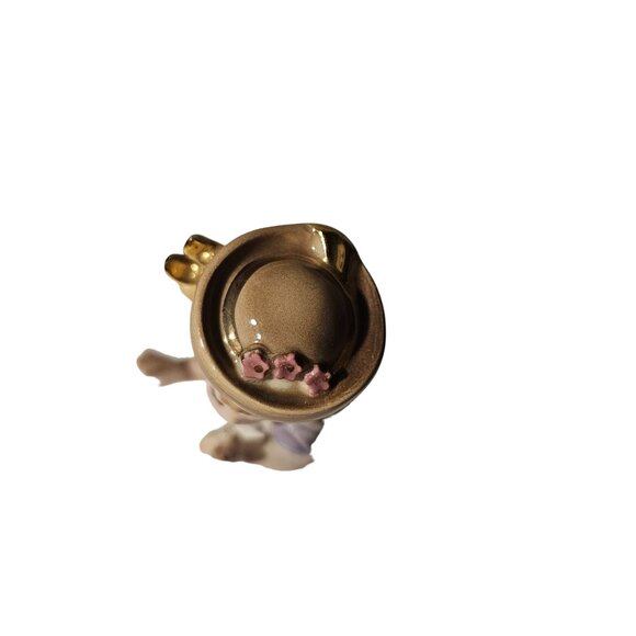 Vintage Josef Originals Tina First Love Series Girl Figurine *Chipped* Purple - Picture 9 of 9